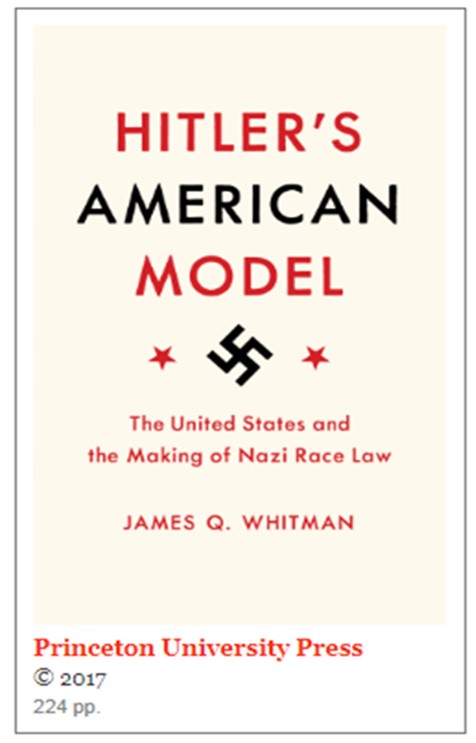 How Nazis Use USA Jim Crow Laws1