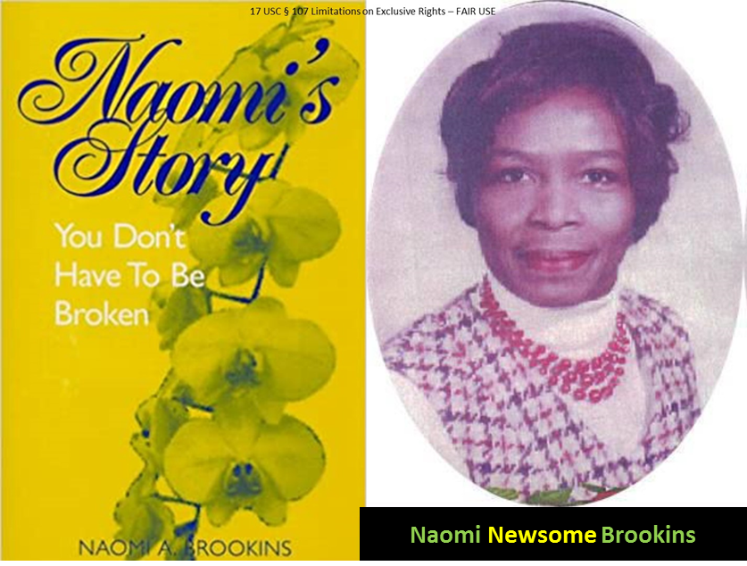 Naomi Story You Dont Have To Be Broken jpg