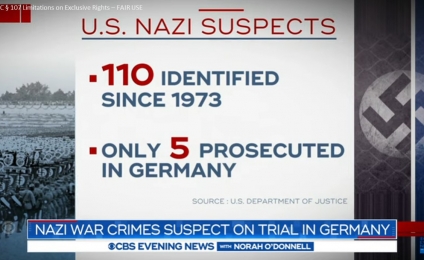 Nazi Suspects / Descendants HIDING OUT In USA. . .