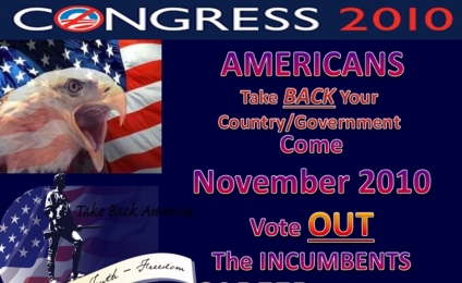 Congress 2010 - Americans Take BACK Your Country / Government