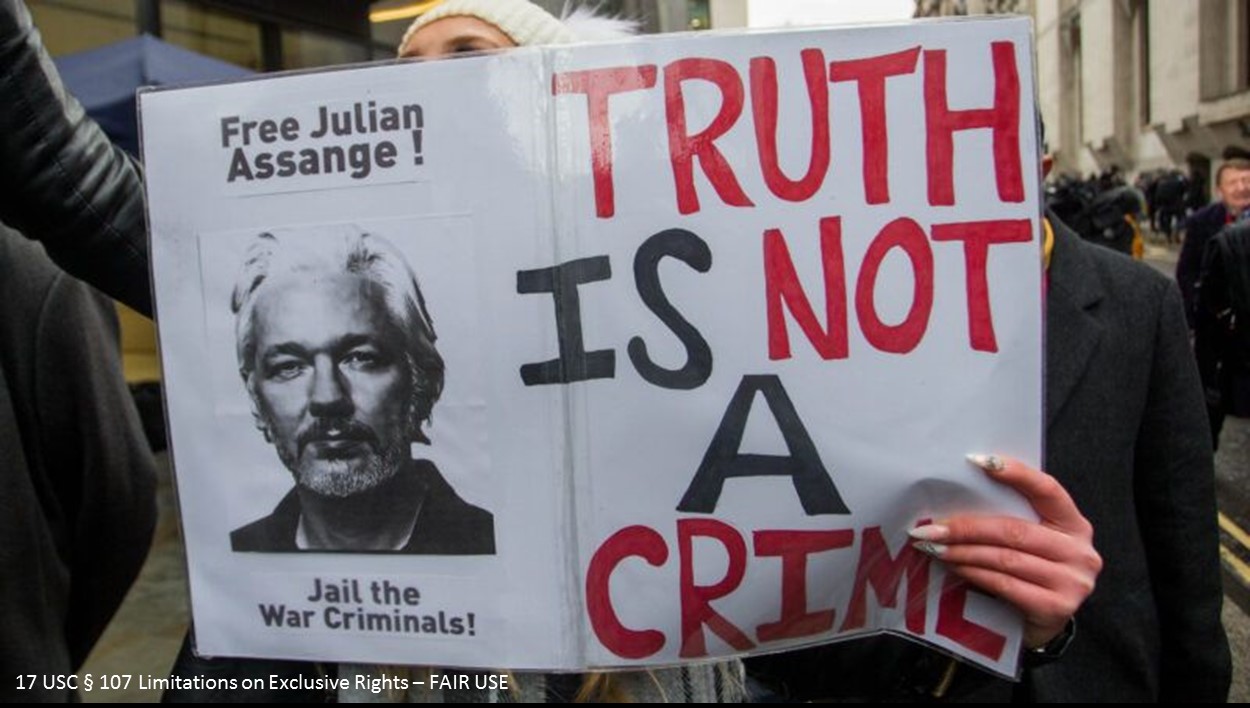 Julian Assange Truth Is Not A Crime