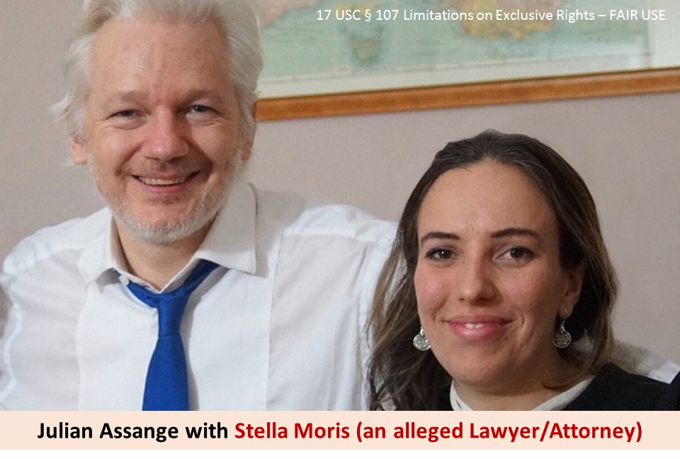 Julian Assange with Stella Moris