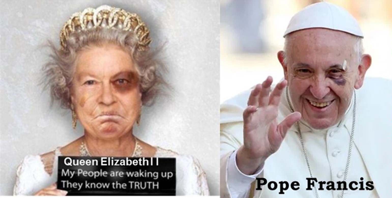 Queen Elizabeth Pope Francis Lock Them Up