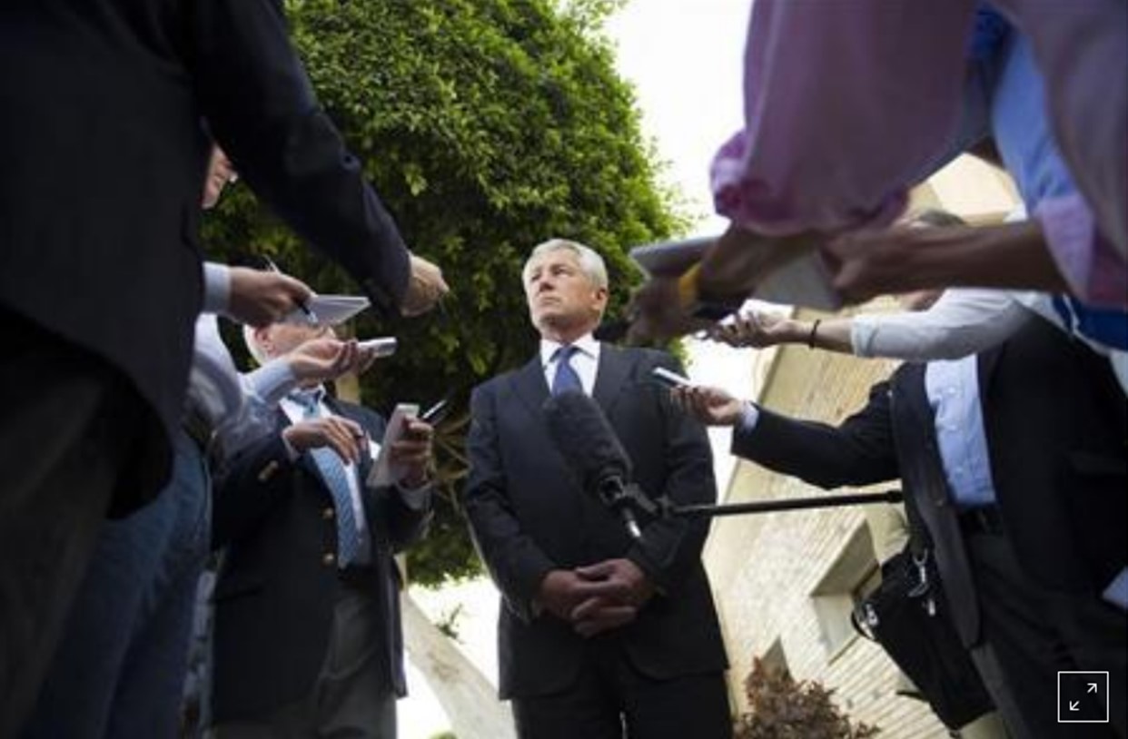 United States Secretary Of Defense Hagel Allege Sarin Gas Used In Syria