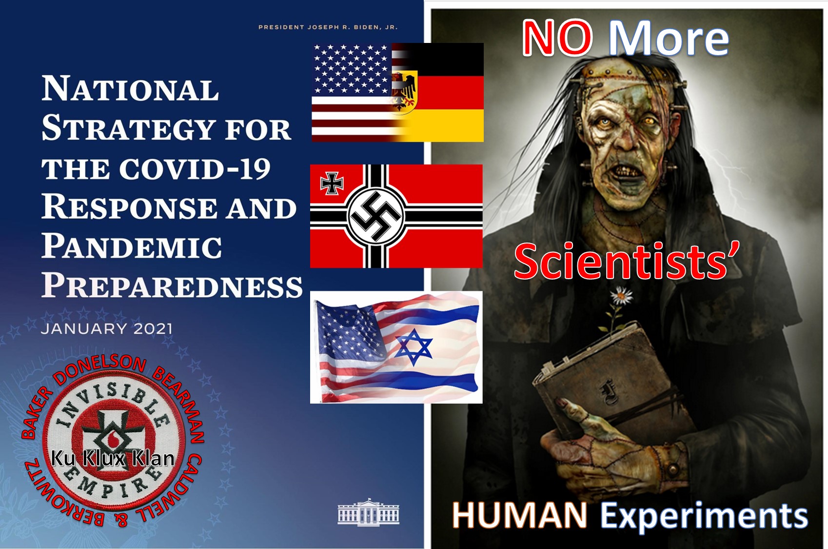 No More Scientists HUMAN Experiments