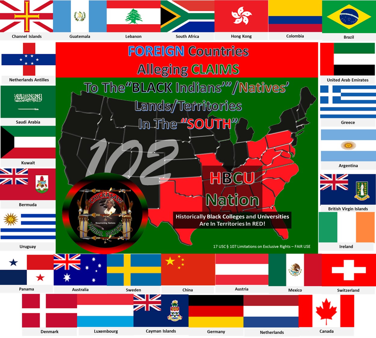 FOREIGN Interests In BLACK Indians LANDS In USA SOUTH 02